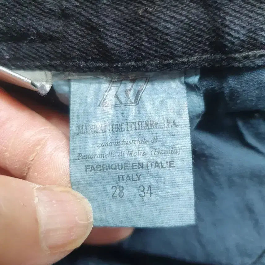 [BUNJANG] Versace Black Denim Pants 28 / 베르사체 블랙 데님 팬츠 28