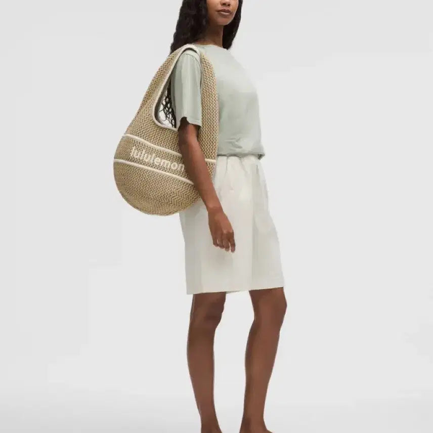 [BUNJANG] Lululemon Crochet Shoulder Bag Nutmeg / 룰루레몬 크로셰 숄더백 넛맥