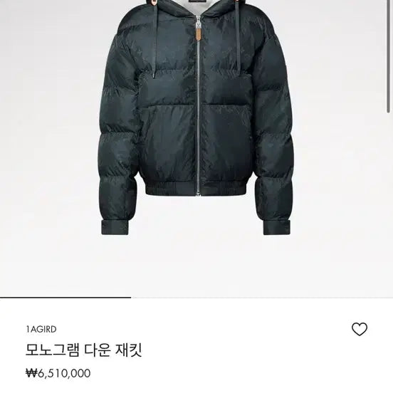[BUNJANG] Louis Vuitton Monogram Down Jacket / 루이비통 모노그램 다운재킷