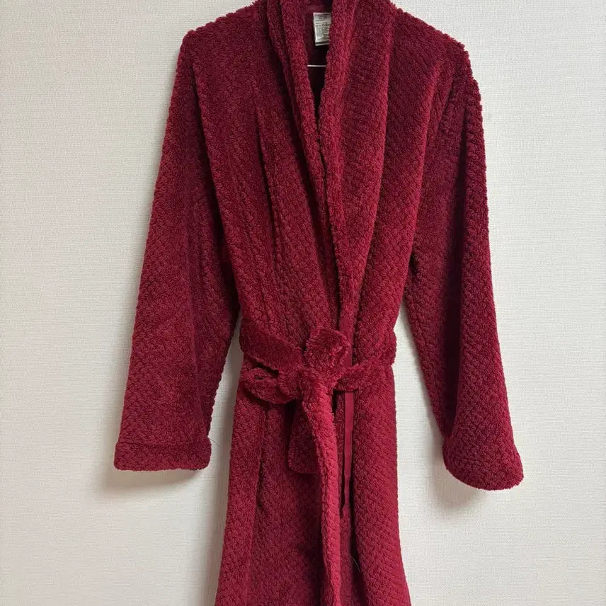 [BUNJANG] Calvin Klein Burgundy Robe / 캘빈클라인