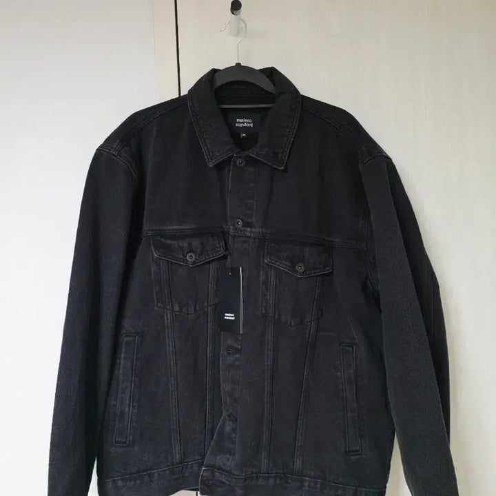 [BUNJANG] Musinsa Standard Relaxed Denim Trucker Jacket Washed Black 2XL / 무신사 스탠다드 릴렉스드 데님트러커 재킷 워시드 블랙 2XL사이즈 팝니다