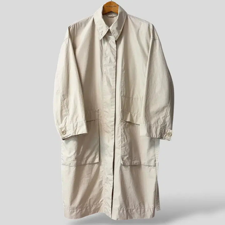 [BUNJANG] Uniqlo U Cotton Long Coat / (여성M)유니클로U 코튼 롱코트