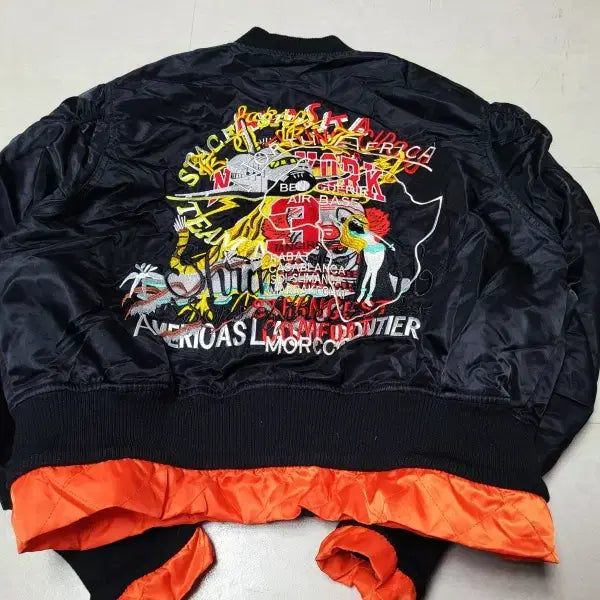 [BUNJANG] JS New York MA-1 Crop Blouson Jacket / JS뉴욕 MA-1 크롭 블루종 항공점퍼 우먼스 폴1295