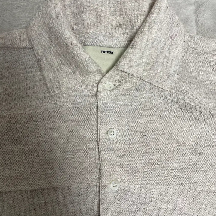 [BUNJANG] Pottery Polo Knit Top / 포터리 반팔 폴로니트
