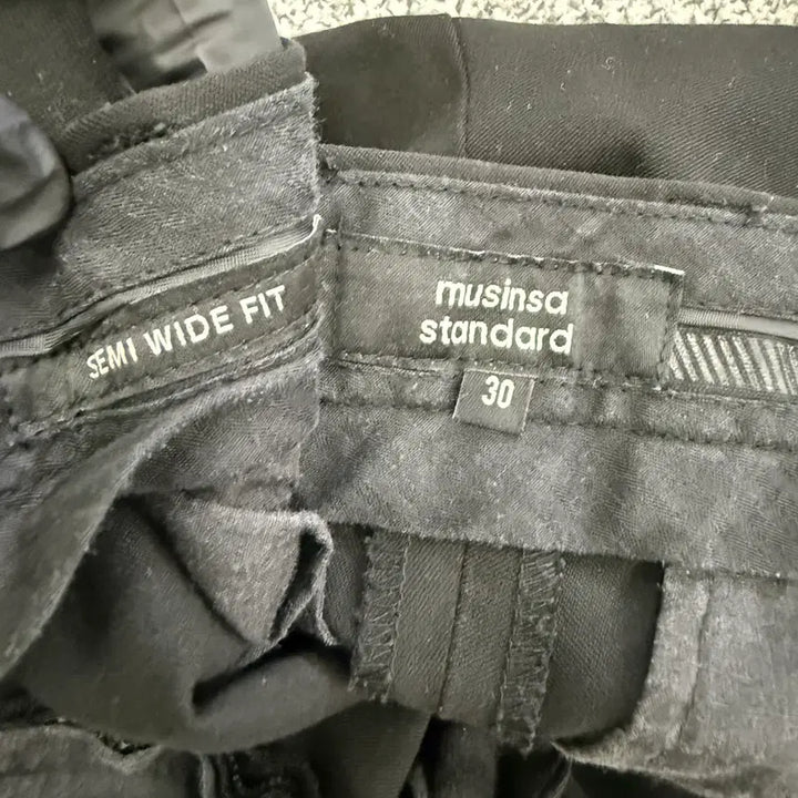 [BUNJANG] Musinsa Standard Semi-Wide Fit Pants / 30 무신사스탠다드 세미와이드핏 팬츠 0220T