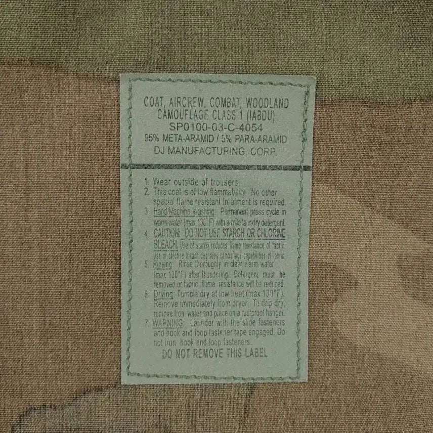 [BUNJANG] IABDU Air Crew Shirt Medium-Long / 미군 IABDU 에어크루용 셔츠 M-L