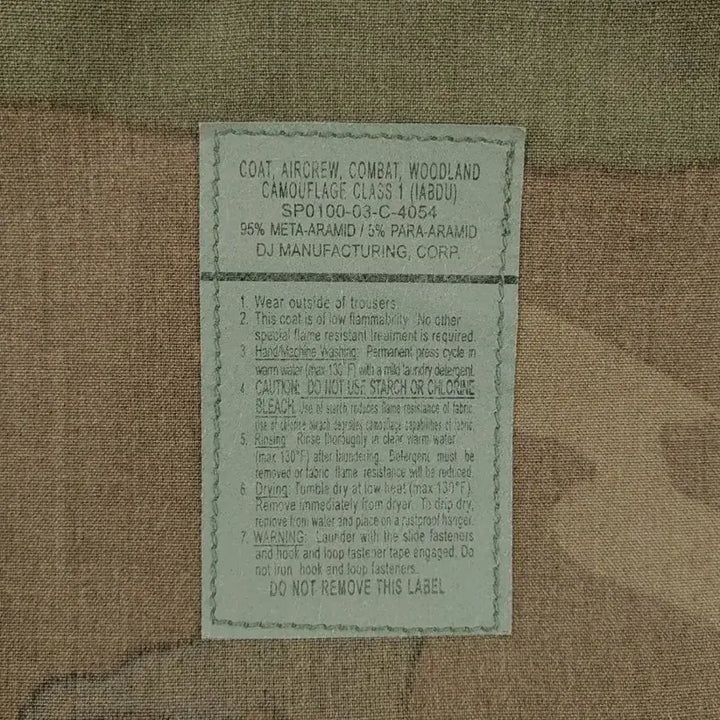[BUNJANG] IABDU Air Crew Shirt Medium-Long / 미군 IABDU 에어크루용 셔츠 M-L