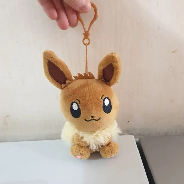 [BUNJANG] Pokemon Pikachu & Eevee Plush Keychain (16cm) / 피카츄 포켓몬 이브이 인형 키링 16센치