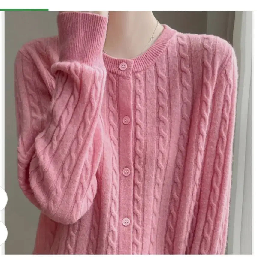 [BUNJANG] Wool Cashmere Blend Cable Knit Cardigan / @ 촉감좋은 울캐시미어 꽈배기 가디건 4컬러