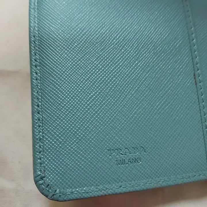 [BUNJANG] Prada Saffiano Long Wallet / 프라다 사피아노 장지갑 민트색상
