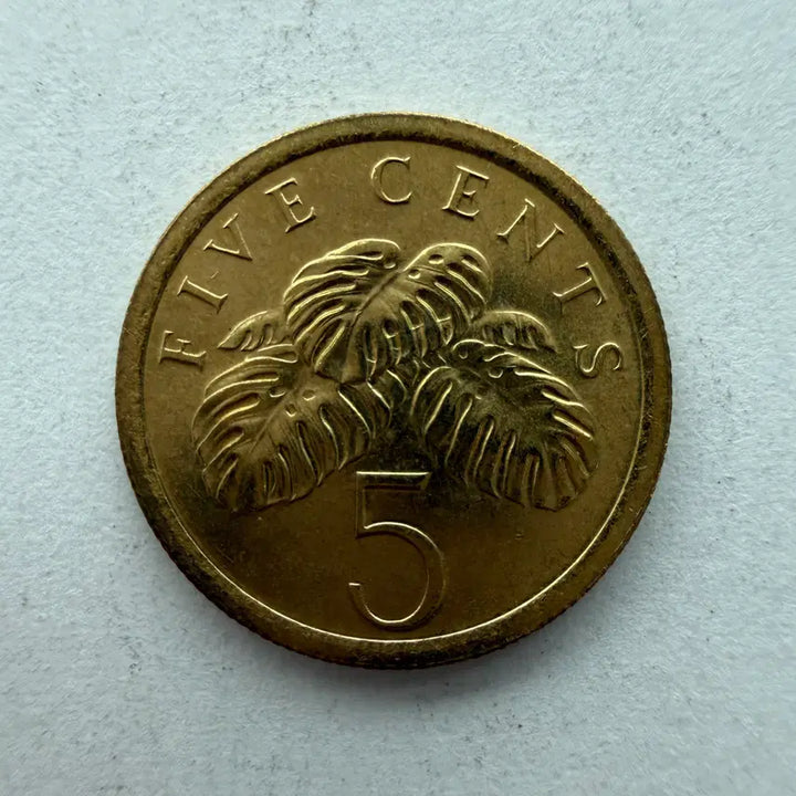 [BUNJANG] Singapore 5 Cent Coin 1989 / 1989년 싱가포르 5센트 동전 S465