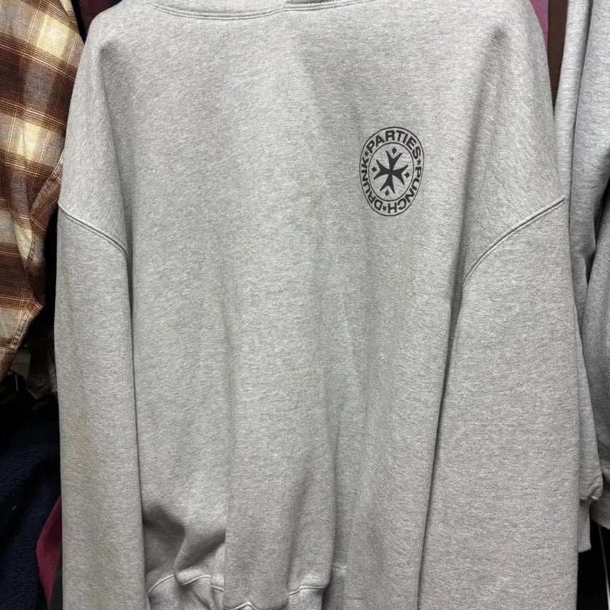 [BUNJANG] Punchdrunk Partys Gray Hoodie Size 2 / 펀치드렁크파티즈 그레이 후드 2사이즈