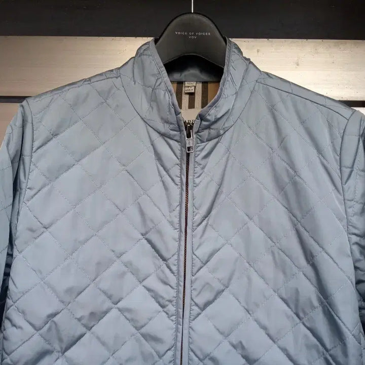 [BUNJANG] Burberry Women's Quilted Jacket - Light Blue / 정품 버버리 여성 퀼팅 자켓 라이트블루 상태양호