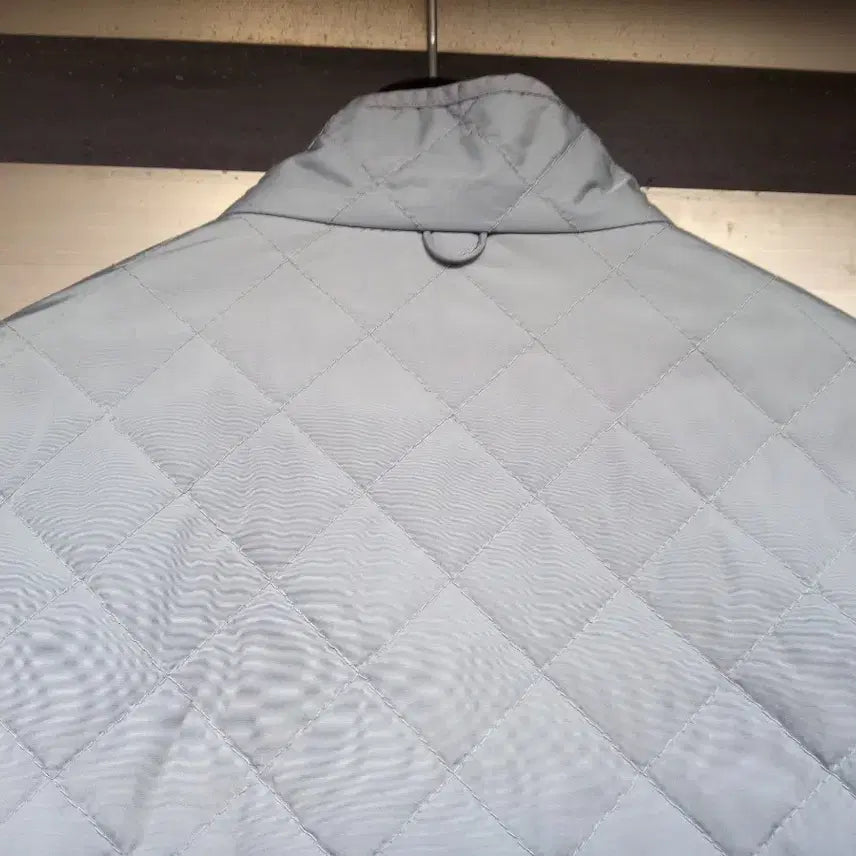 [BUNJANG] Burberry Women's Quilted Jacket - Light Blue / 정품 버버리 여성 퀼팅 자켓 라이트블루 상태양호