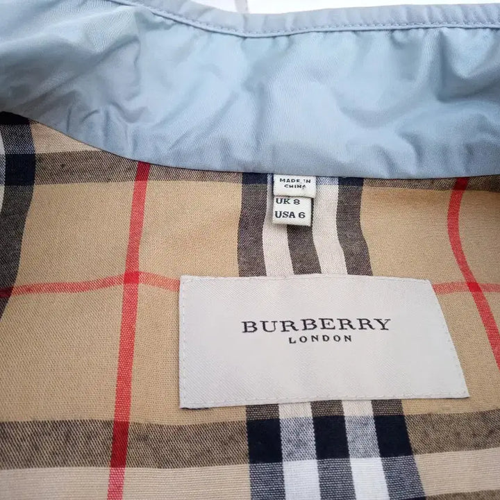 [BUNJANG] Burberry Women's Quilted Jacket - Light Blue / 정품 버버리 여성 퀼팅 자켓 라이트블루 상태양호