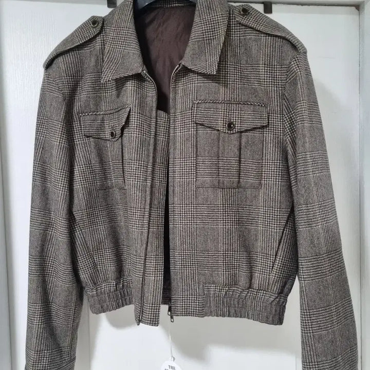 [BUNJANG] Elmood Romano Wool Flannel Jacket Glen Check / 엘무드 로마노 울 플란넬 자켓 GLEN CHECK