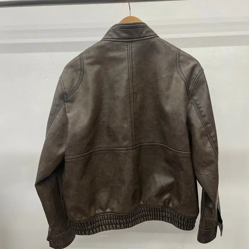 [BUNJANG] Buckaroo Eco Leather Jacket / 95)버커루 에코 레더 가죽 자켓