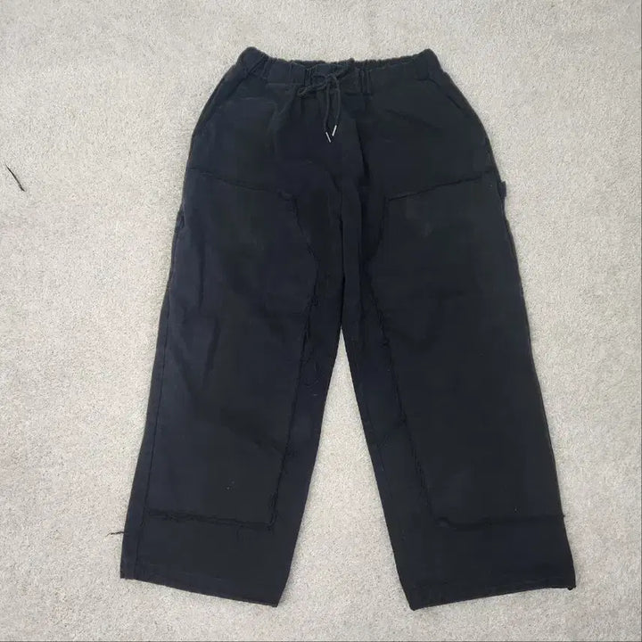 [BUNJANG] Burning Capone Vintage Wide Pants Black 3XL / Burning Capone 빈티지 와이드 팬츠 블랙 3XL