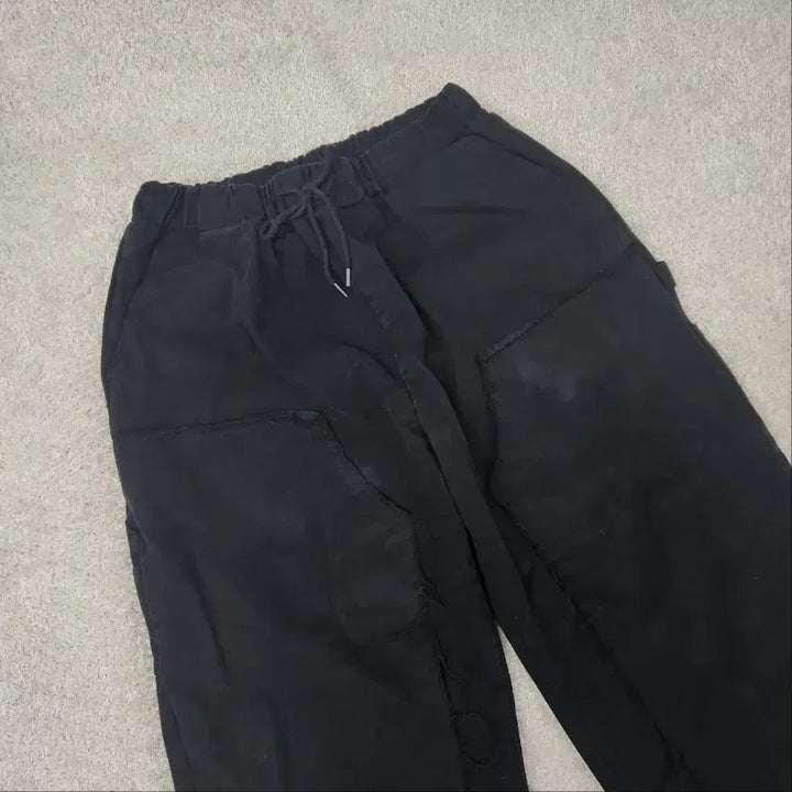 [BUNJANG] Burning Capone Vintage Wide Pants Black 3XL / Burning Capone 빈티지 와이드 팬츠 블랙 3XL
