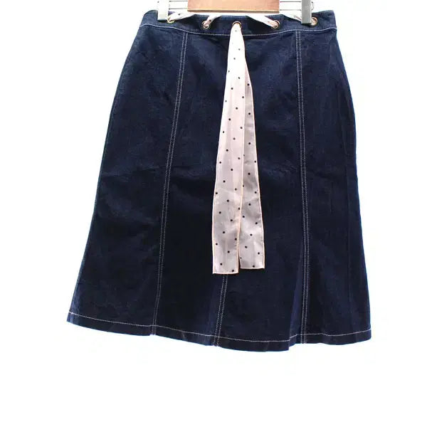 [BUNJANG] Escada Women's Denim Skirt / 에스까다 B5851 여성38 청치마 스커트 구스몰