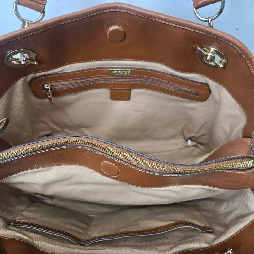 [BUNJANG] Daks Check Pattern Tote Shoulder Bag / 닥스 체크 패턴 토트백 숄더백