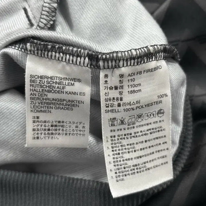 [BUNJANG] Adidas Firebird Black Pattern Track Top / 아디다스 파이어버드 블랙 패턴 트랙탑