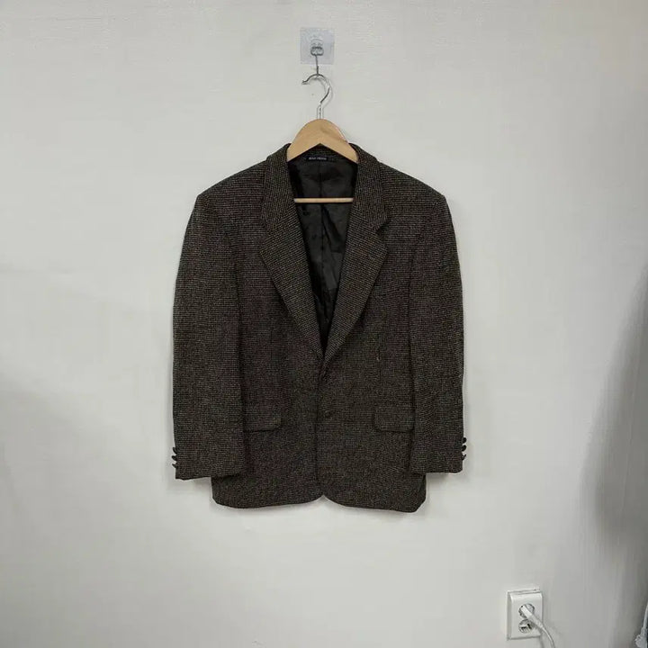 [BUNJANG] JOAN PERRINE Brown Check Blazer / JOAN PERRINE 브라운 체크 자켓