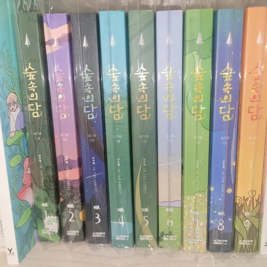 [BUNJANG] Forest Wall Complete Set Coloring Book / 숲속의 담 전권,비밀이야기,컬러링북