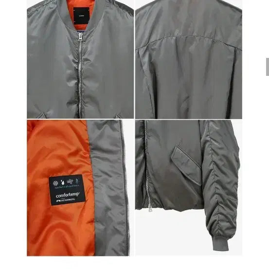 [BUNJANG] Il Corso MA-1 Shirring Padded Bomber Jacket (M) / 일꼬르소 MA-1 셔링 패딩 봄버 M