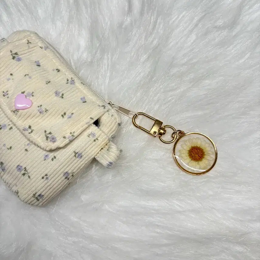 [BUNJANG] Egg Fried Flower Keychain / 계란후라이 꽃 키링