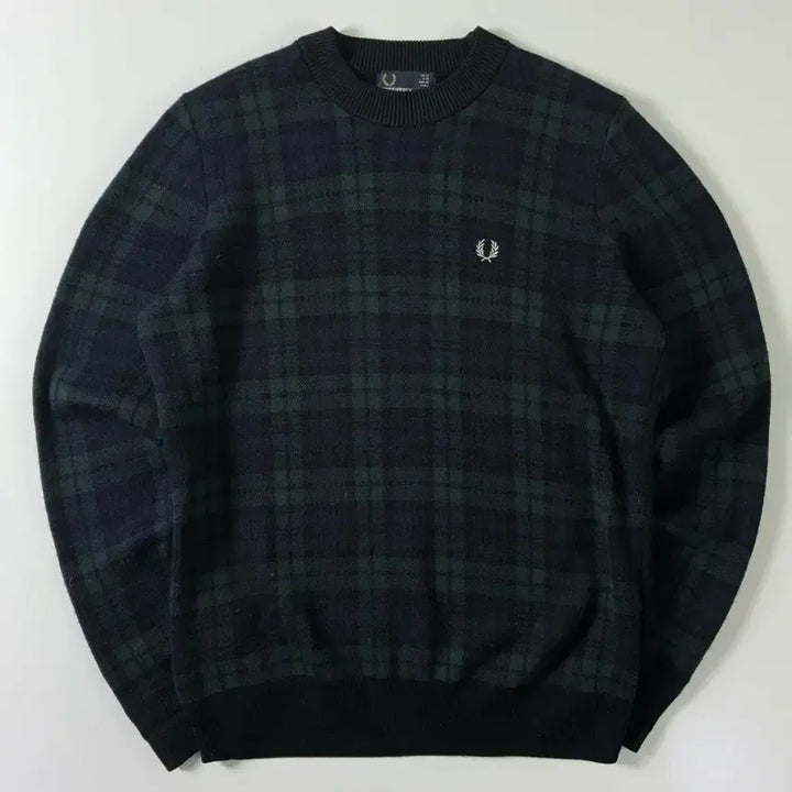 [BUNJANG] Fred Perry Merino Wool Check Knit Sweater / Fred perry  프레드페리 메리노울 체크 니트
