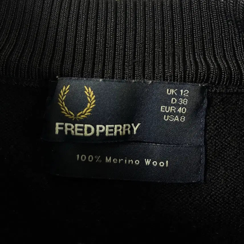 [BUNJANG] Fred Perry Merino Wool Check Knit Sweater / Fred perry  프레드페리 메리노울 체크 니트