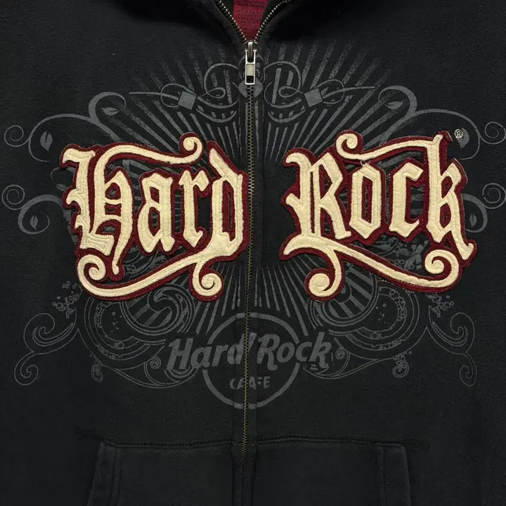 [BUNJANG] Hard Rock Cafe Hooded Zip-up Jacket / 하드락 카페 후드집업 3
