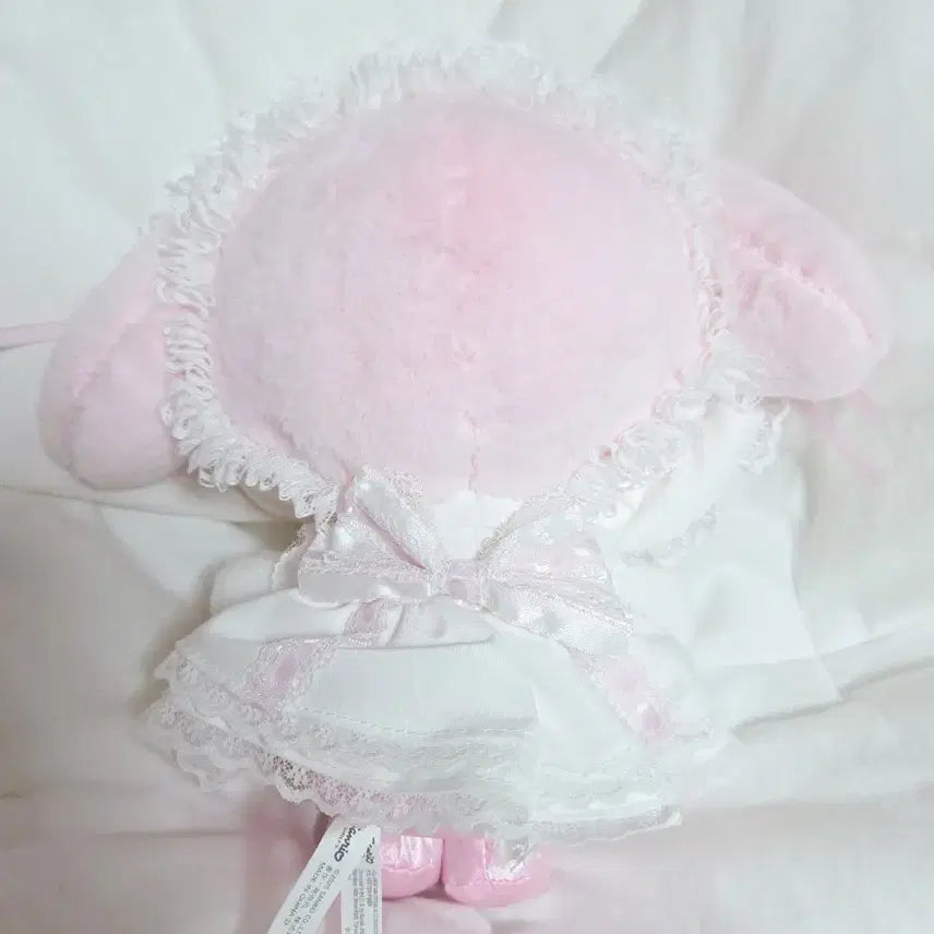 [BUNJANG] White Frill My Melody Medium Plush / 화이트프릴 마이멜로디 중형 누이