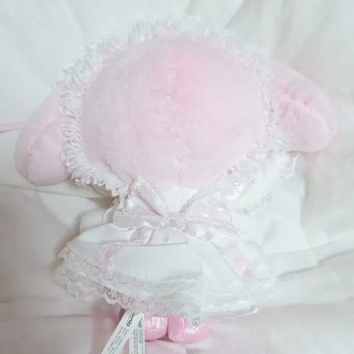 [BUNJANG] White Frill My Melody Medium Plush / 화이트프릴 마이멜로디 중형 누이