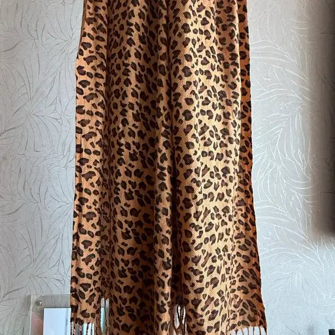 [BUNJANG] Leopard Print Scarf / 호피스카프