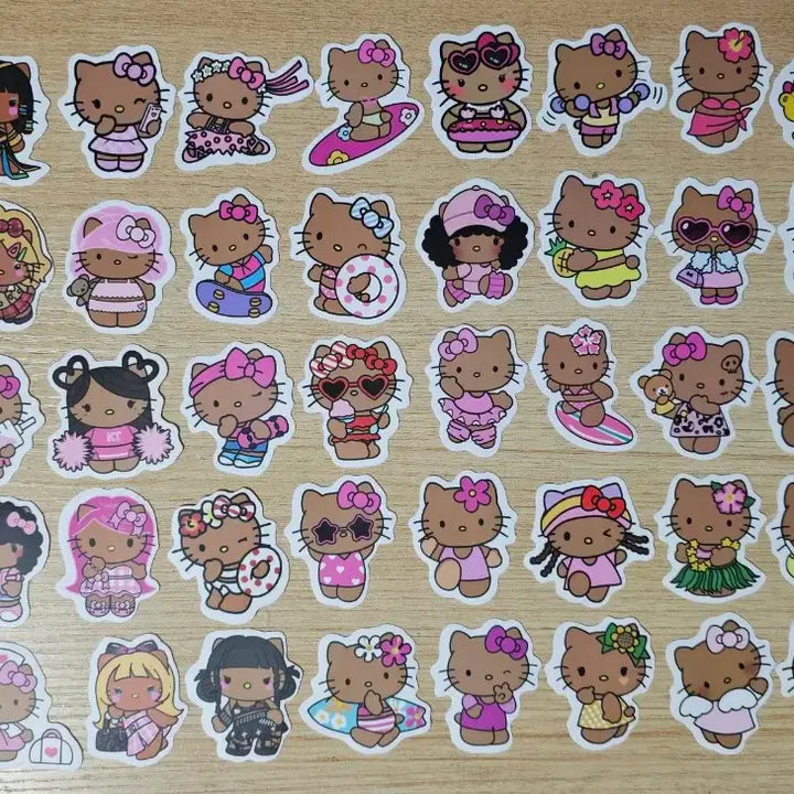 [BUNJANG] Sanrio Hello Kitty Tanning Kitty Sticker / 산리오 헬로키티 태닝키티 조각 스티커 판매합니다.