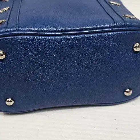 [BUNJANG] MCM Cobalt Blue Mini Tote Bag / MCM 엠씨엠 코발트블루 미니 토드백