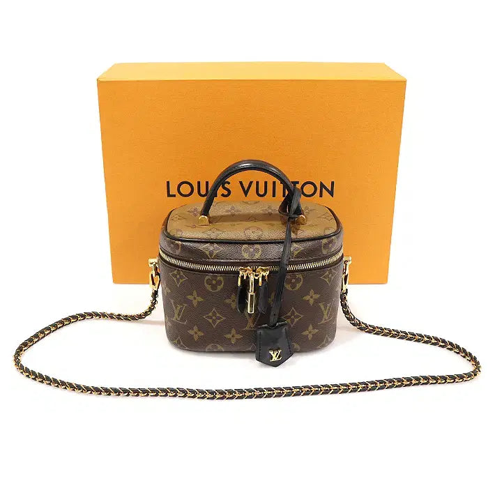 [BUNJANG] Louis Vuitton Vanity PM Monogram Reverse Canvas Handbag / 루이비통 M45165 모노그램 리버스 베니티 PM EP69207LV