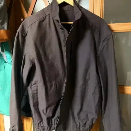 [BUNJANG] EE Cotton Blouson Jacket / EE 코튼블루종 M 판매(블랙/브라운 s사이즈 교환)