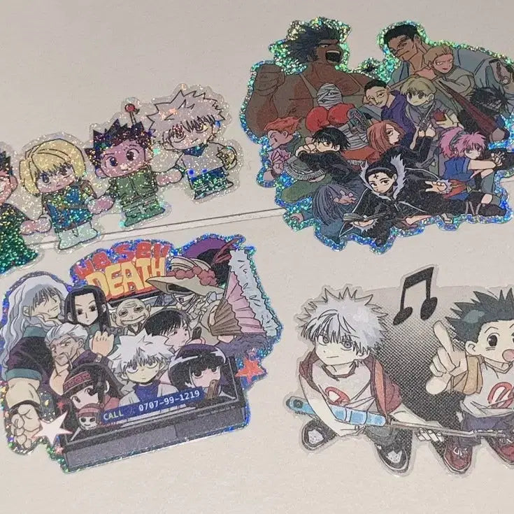 [BUNJANG] Hunter x Hunter Fan Book Bundle Set / 헌터헌터 회지 블루의저편 마야미야 베케이션 아시님 스티커 곤키르