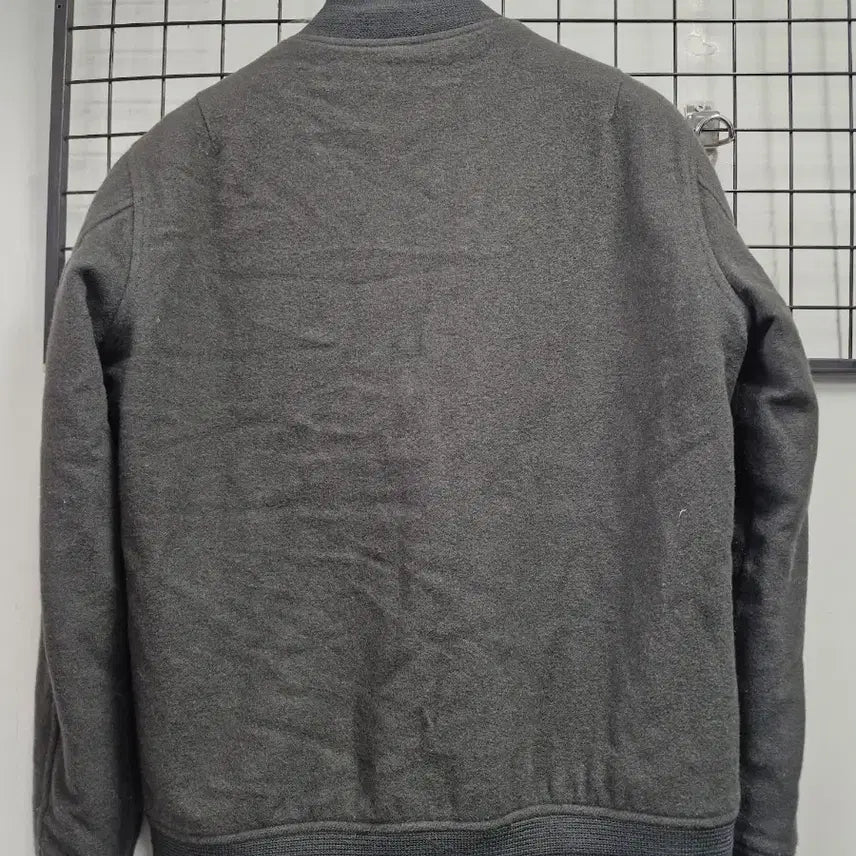 [BUNJANG] Lacoste Wool Polyester Bomber Jacket / 95-100L 라코스테 울 폴리에스터 봄버 자켓 카키.