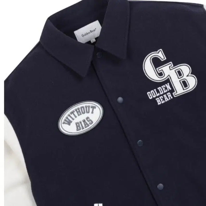 [BUNJANG] Golden Bear Wool Patch Jacket / 골든베어 울   패치 자켓  새상품