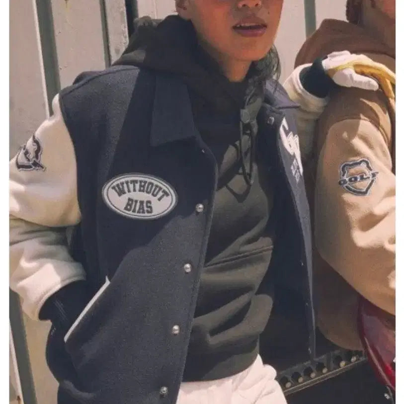 [BUNJANG] Golden Bear Wool Patch Jacket / 골든베어 울   패치 자켓  새상품