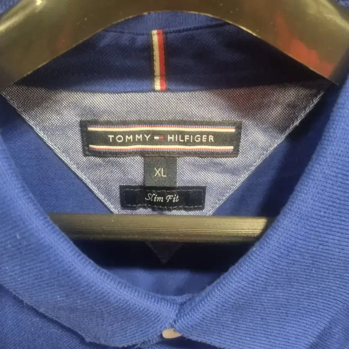 [BUNJANG] Tommy Hilfiger Polo Shirt (Blue) - XL / 타미힐피거 블루 반팔 폴로티셔츠 XL