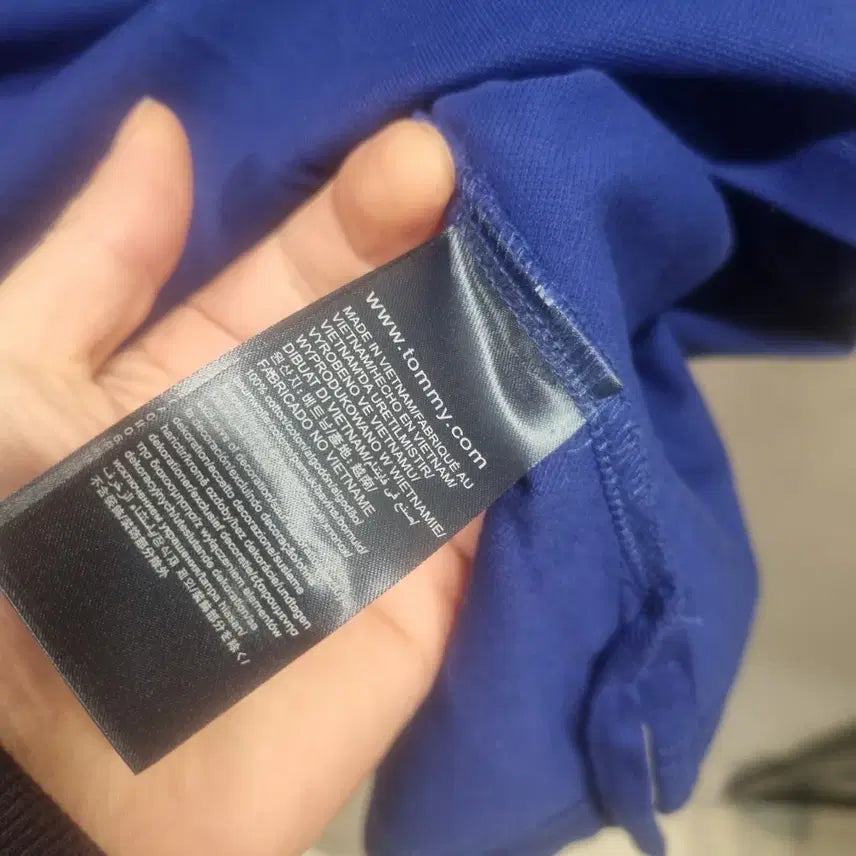 [BUNJANG] Tommy Hilfiger Polo Shirt (Blue) - XL / 타미힐피거 블루 반팔 폴로티셔츠 XL