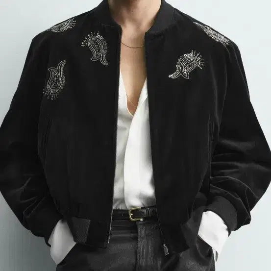 [BUNJANG] ZARA Velvet Blouson Jacket / 리미티드에디션 자라 zara 벨벳 블루종 새상품 판매