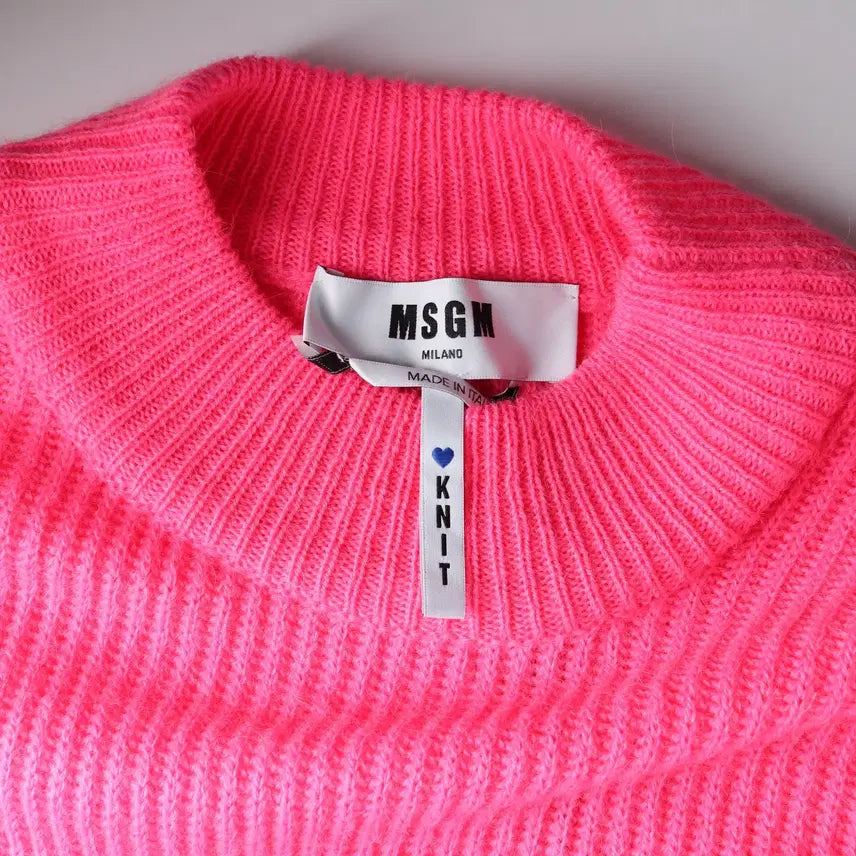 [BUNJANG] MSGM Wool Alpaca Blend Knit Sweater / (새상품) 엠에스지엠 MSGM 울 알파카 블렌드 니트 스웨터