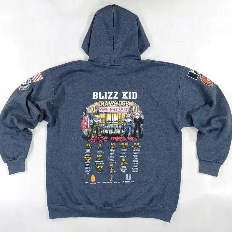 [BUNJANG] US Navy Officer Candidate School Hoodie L / 미해군 장교후보학교 후드티 L