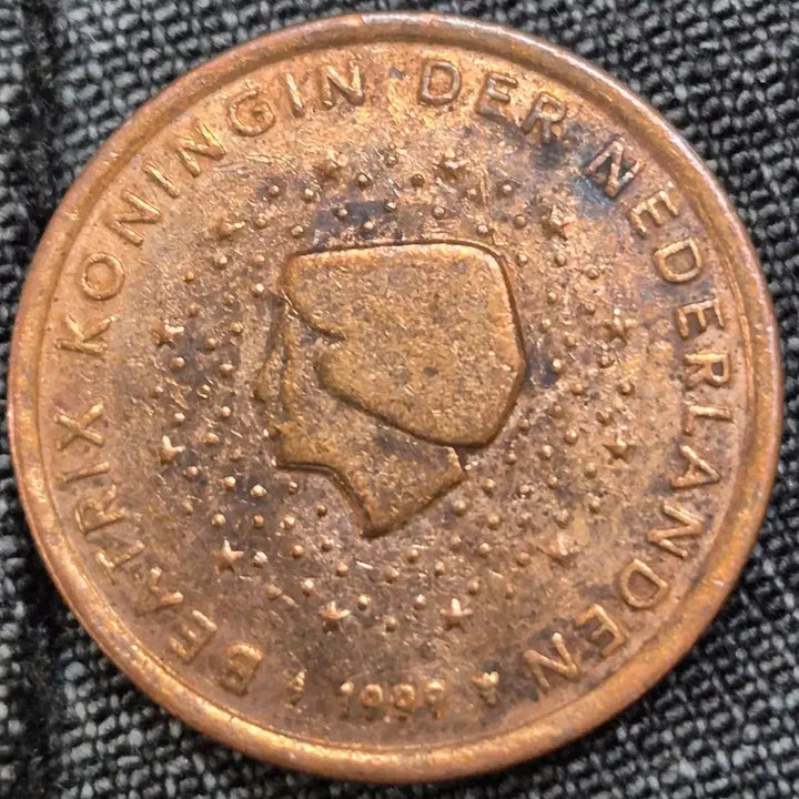 [BUNJANG] Netherlands 1999 5 Euro Cent Error Coin / 1999년 유로5센트  네덜란드. 압인 에러 주화